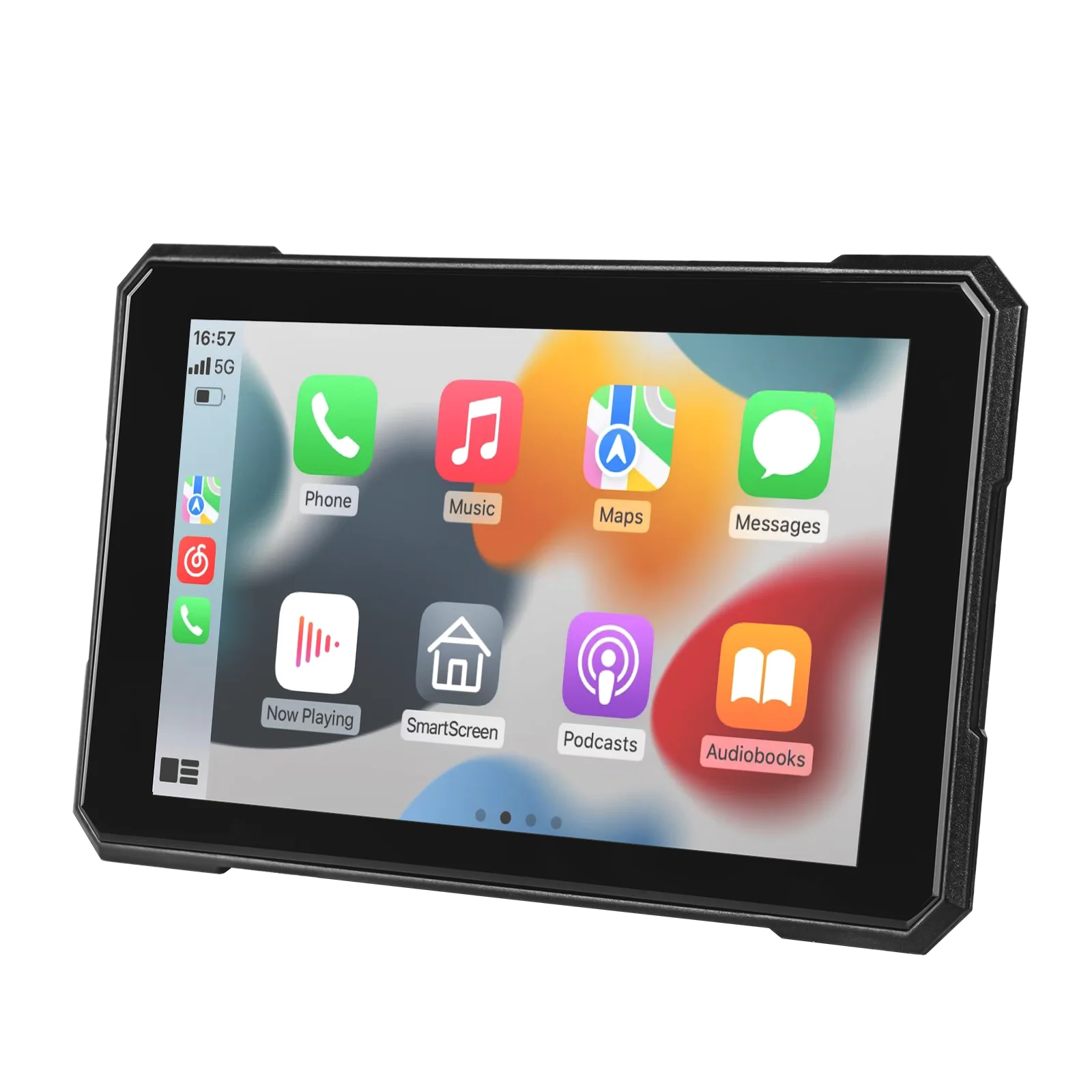 new Hot Sale 5 Inch Motorcycle Display Wireless CarPlay Android Auto IPS Screen GPS Navigation BT Mirror Link IP67 Water Proofin