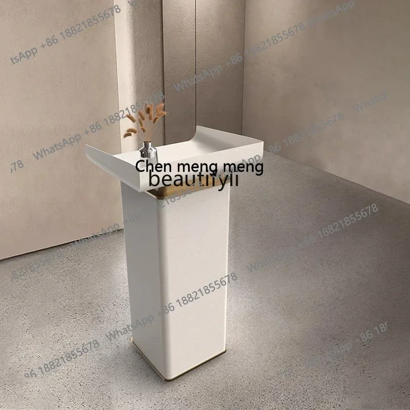 

xz1Leather reception table, light luxury company front desk welcome desk, simple and modern information desk