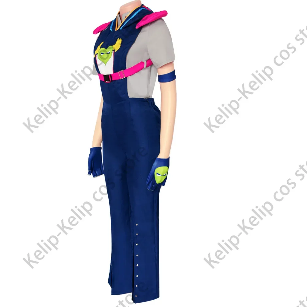 Anime JoJo's Bizarre Adventure 9 The JOJO Lands Jodio Joestar Cosplay Costume Josef Wig Jumpsuits Rompers Man Woman Party Suit