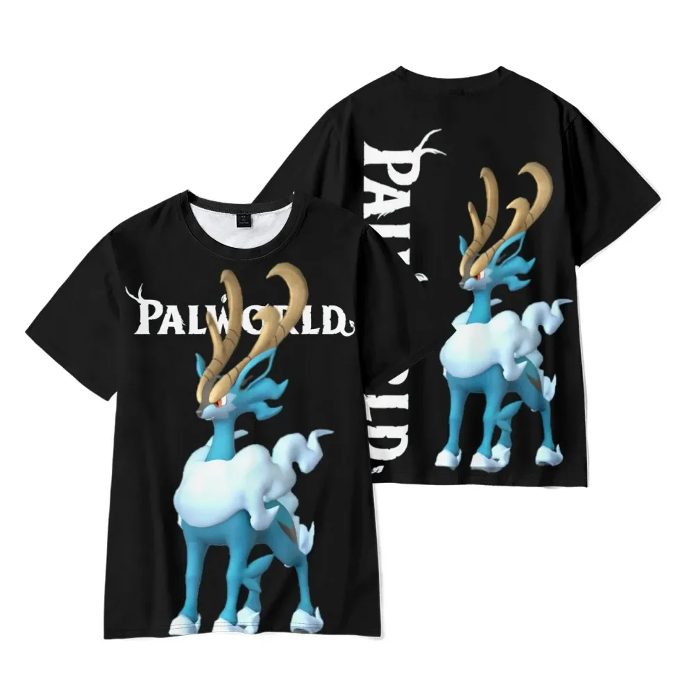 

Palworld Game 3D T-shirt for men and women, Extra large T-shirt, short sleeve, logo printing, summer, boys, girls, children, new