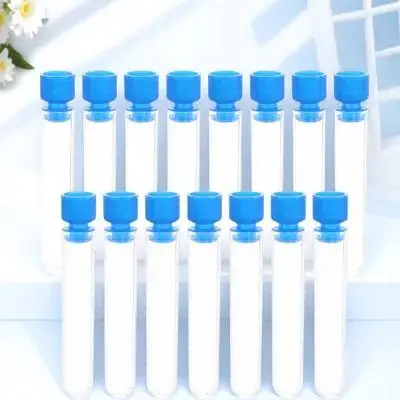 

50Pcs Test Tubes Plastic Storage Containers for Scientific Sample Testing Propagation Test Tubes