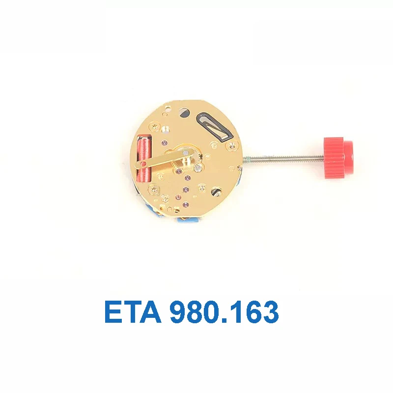 

New Authentic ETA 980.163 Watch Quartz 3 Hands H1Movement Watch Accessories Switzerland Moving Quartz Electronic Movement 980163