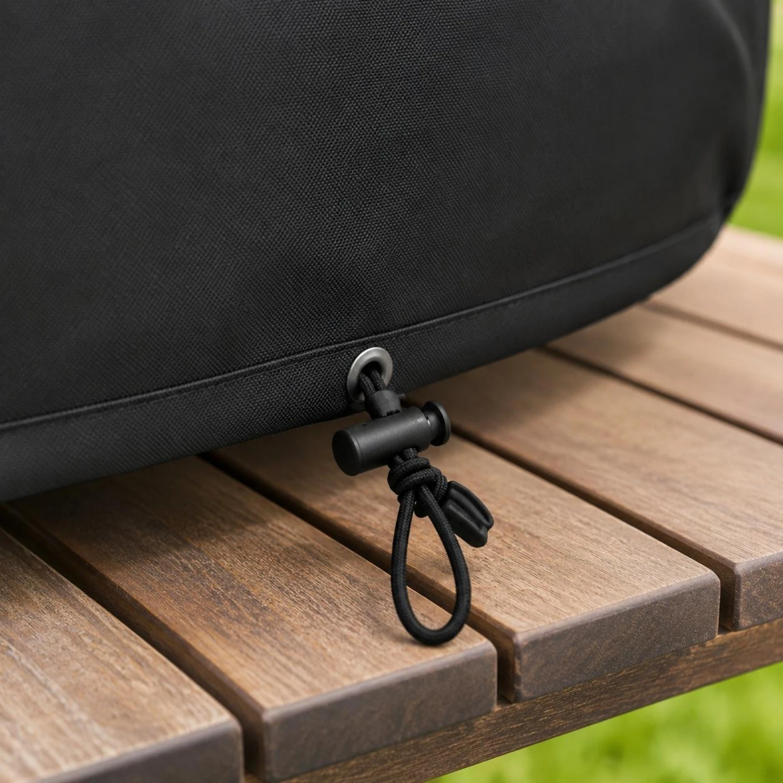 23 Inch Grill Cover Weather Resistant Waterproof Grill Cover Easy to Clean Drawstring Hem for Garden