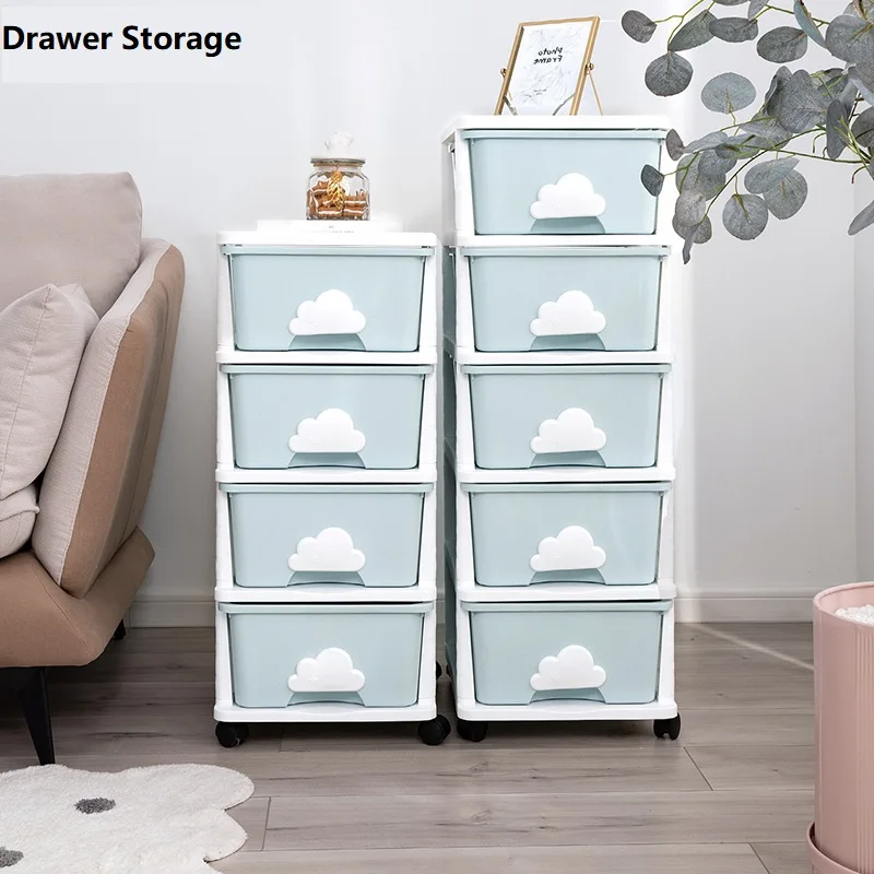 Formwell Plastic Storage Drawers, Rolling Storage Cart, Rolling Cabinet for Home, Drawers Organizer