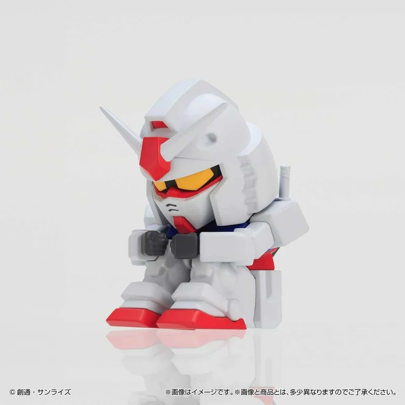 Bandai Mobile Suit Gundam Waiting Pose Figure L Size Gashapon Collectible Model Desktop Ornament Anime Collection Display