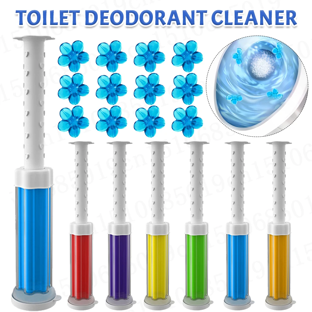 Flowers Gel Toilet Freshener Bowl Cleaner Flower Fragrance Air Perfume Aromatic Closestool Toilet Deodorizer Cleaning Supplies