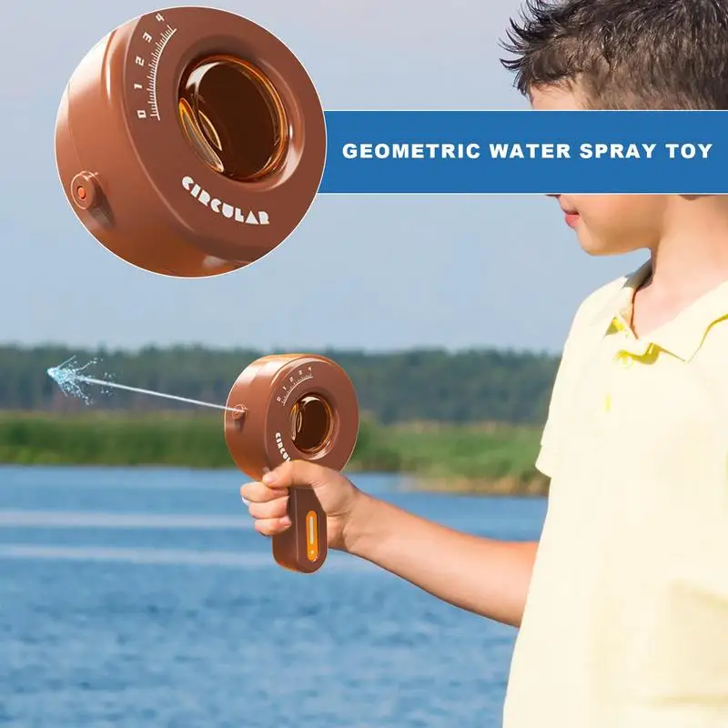 かわいい水のおもちゃ子供幾何学的な潮吹きおもちゃカラフルなプール用品水遊びアクセサリービーチギャザリング裏庭公園
