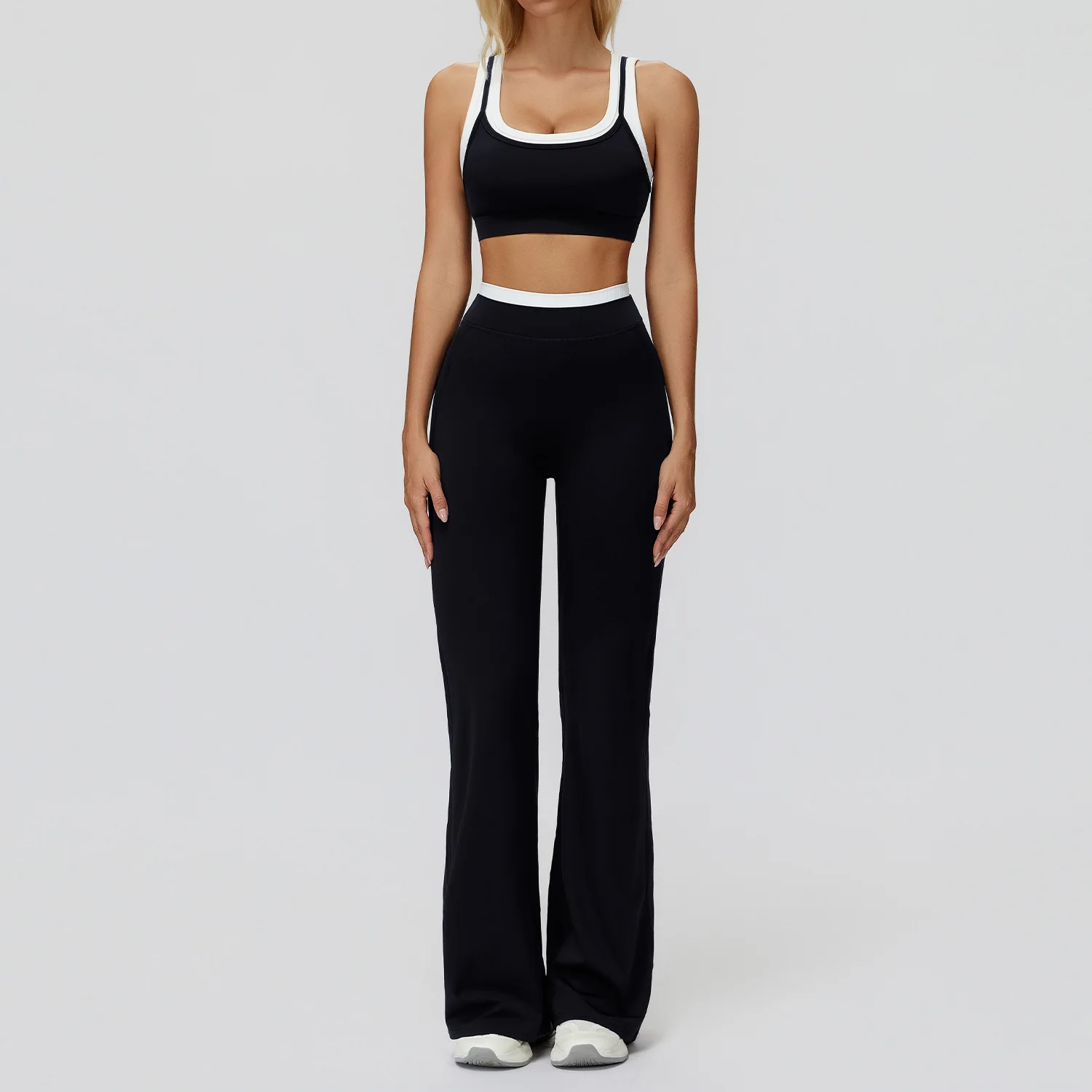 SWELTERING 2 قطعة مجموعة اليوغا الصالة الرياضية اللياقة البدنية دعوى النساء الرياضة تجريب رياضية الإناث ملابس رياضية لليوجا الرياضة الصدرية الصالة الرياضية طماق