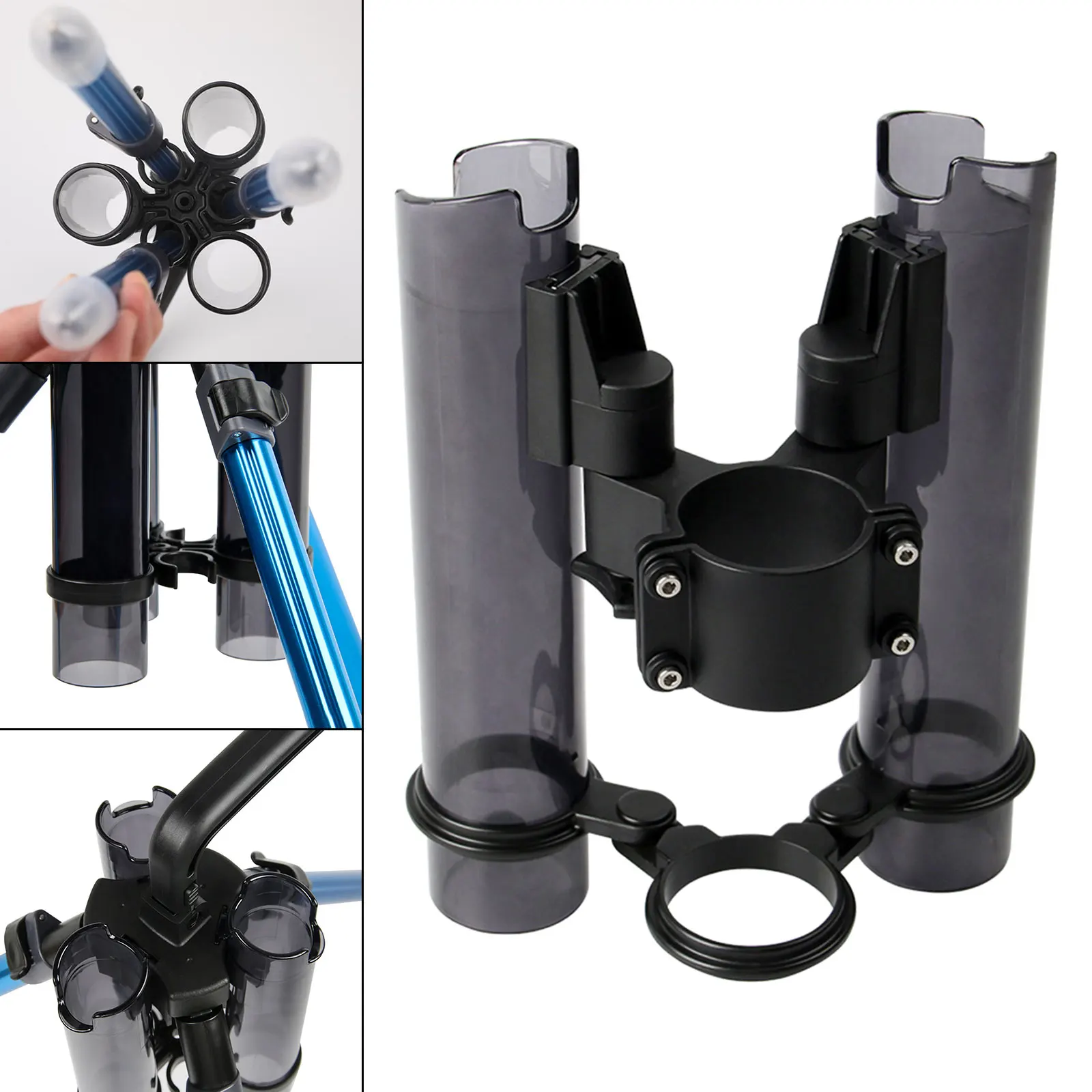 Fishing Rod Holder Expansion Rack Frame Outdoor Fishing Rod Stand Expansion Fishing Rod Bracket Attachment for Ship Yacht Kayak