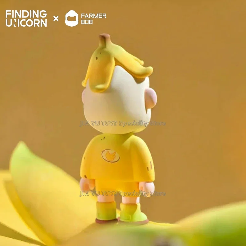 Finding Unicorn Farmer Bob Banana Series Hanging Cards Limited Edition Cartoon Action Anime Figure Trendy Toys Desktop Ornaments