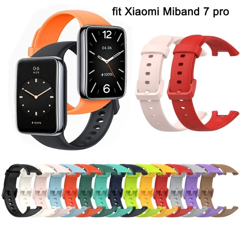 

Silicone Strap for Xiaomi Miband 7 Pro mi band 7Pro Soft Band