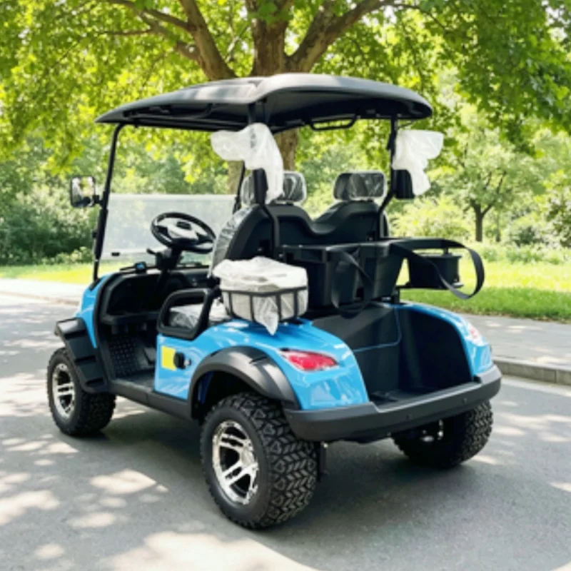 Electric Golf Cart Hunting Zero Emission More Environmentally Friendly 14-Inch Off-Road Tires With Windshield Seat With Headrest