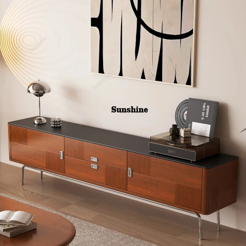 

Professional Design Tv Consoles Cabinet New Chinese Style Storage Tv Stands Space Saving Large Size Archivadores Salon Furniture