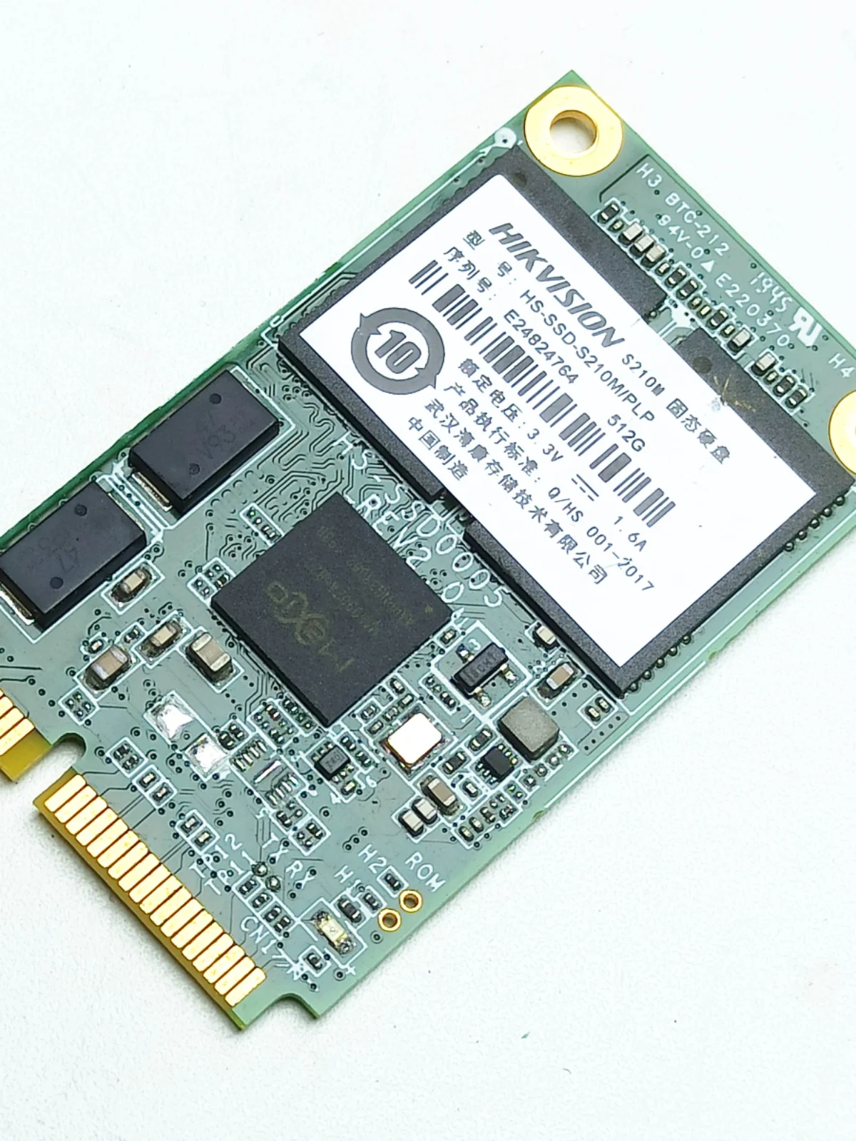 DS-7808N-Q1/A S210M SSD HS-SSD-S210M/PLP E24824764 512G