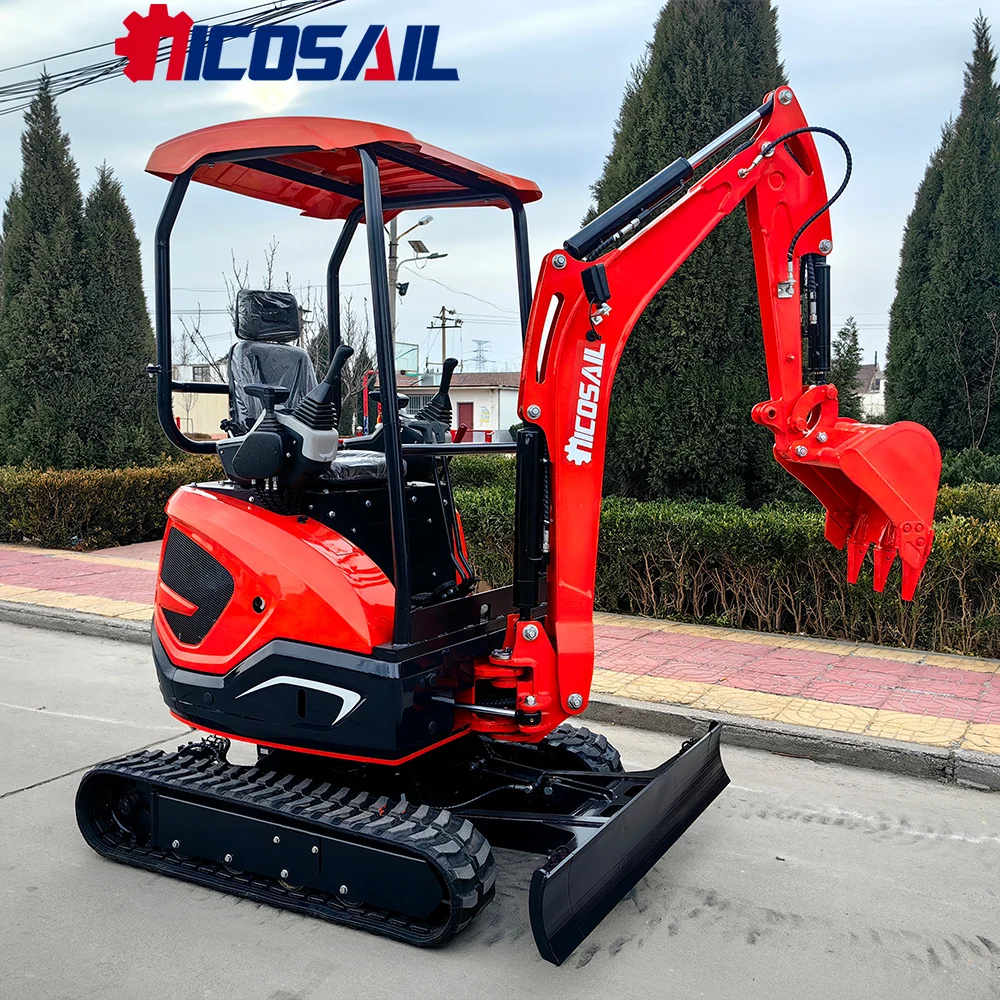 

Nicosail 2.2-ton Mini Excavator CE EPA Hydraulic Efficient Ranch Fence Column Drilling and Excavation