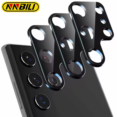 NNBILI 3PCS Camera Protector For Samsung Galaxy S25 S24 S23 Ultra S22 S21 Plus Camera Lens Film Samsung S25 S24 FE Cameras Glass