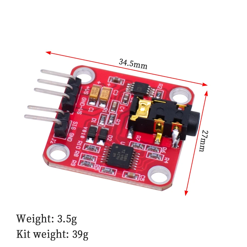 Muscle Signal Sensor Emg Sensor Controller Detects Muscle Activity For Arduino Development board for wearable Devices