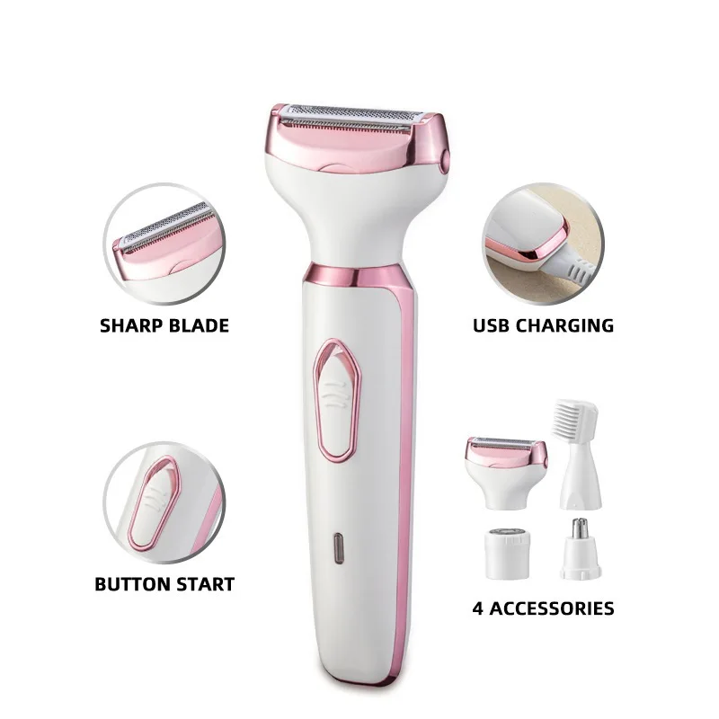 Multi functional women\'s hair shaver, hair removal device, underarm electric hair scraper, private hair removal device, eyebrow