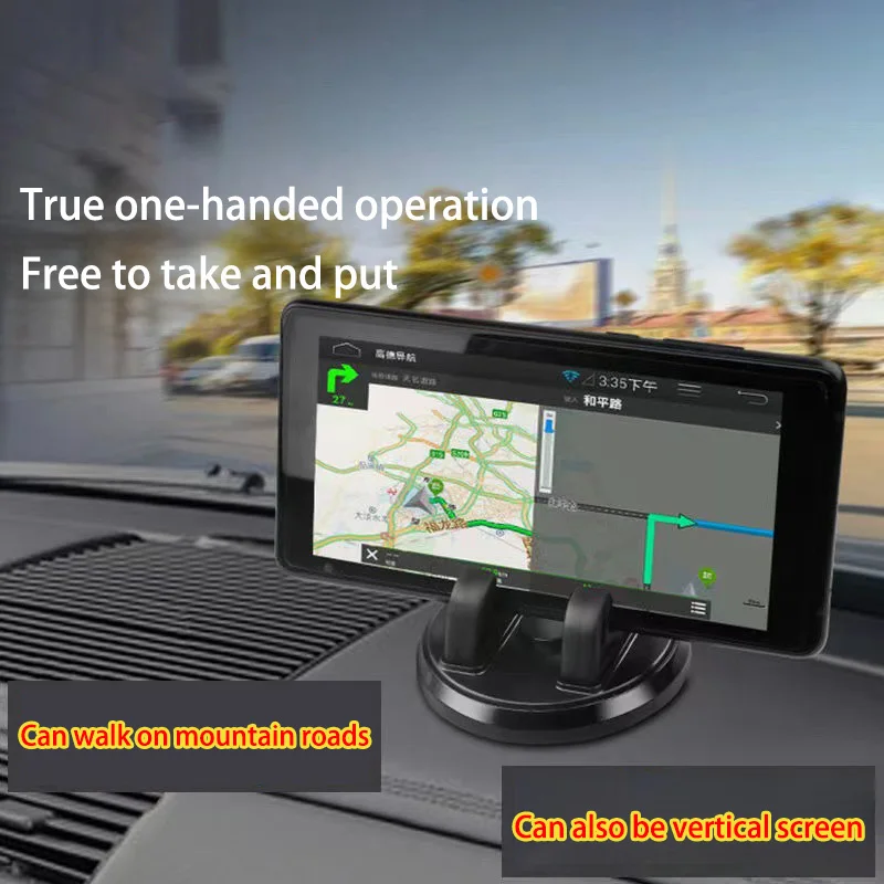 360° Rotatable Mobile Phone Holder Car Bracket GPS Navigation Car Mount Non-Slip Stand Support in Car Universal for All Phones