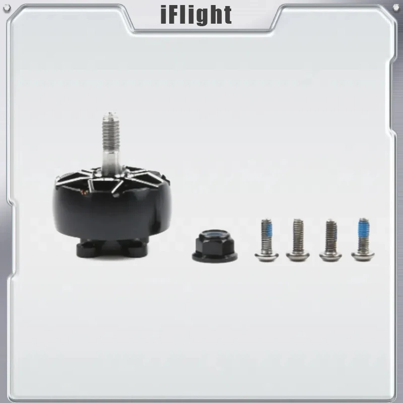 iFlight XING2 2207 1750KV 6S FPV Motor Unibell with 5mm Titanium Alloy Shaft for Nazgul Evoque F5 FPV Drone