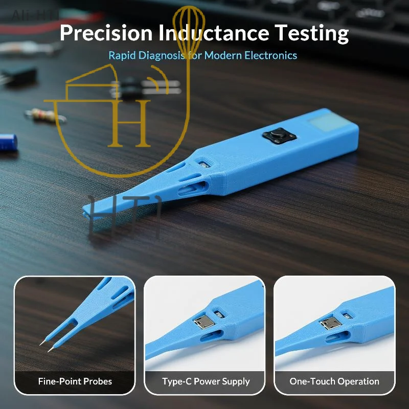 5Pcs DM76 DC5V Inductor Tester Reliable Inductance Fault Tester for Electronic Motherboard Maintenance