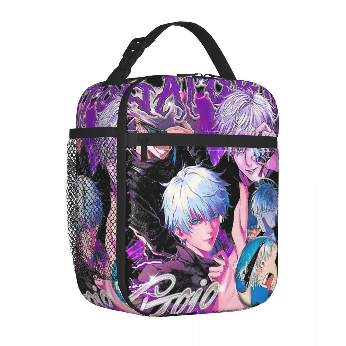 JJK Anime Gojo Satoru Insulated Lunch Bags Leakproof Reusable Thermal Bag Lunch Box Tote Office Picnic Girl Boy