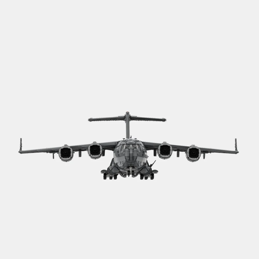 MOC Boeing C-17 Globemaster III Building Blocks Model Large Military Transport Aircraft Technology Bricks Plane Toy Kids Gift