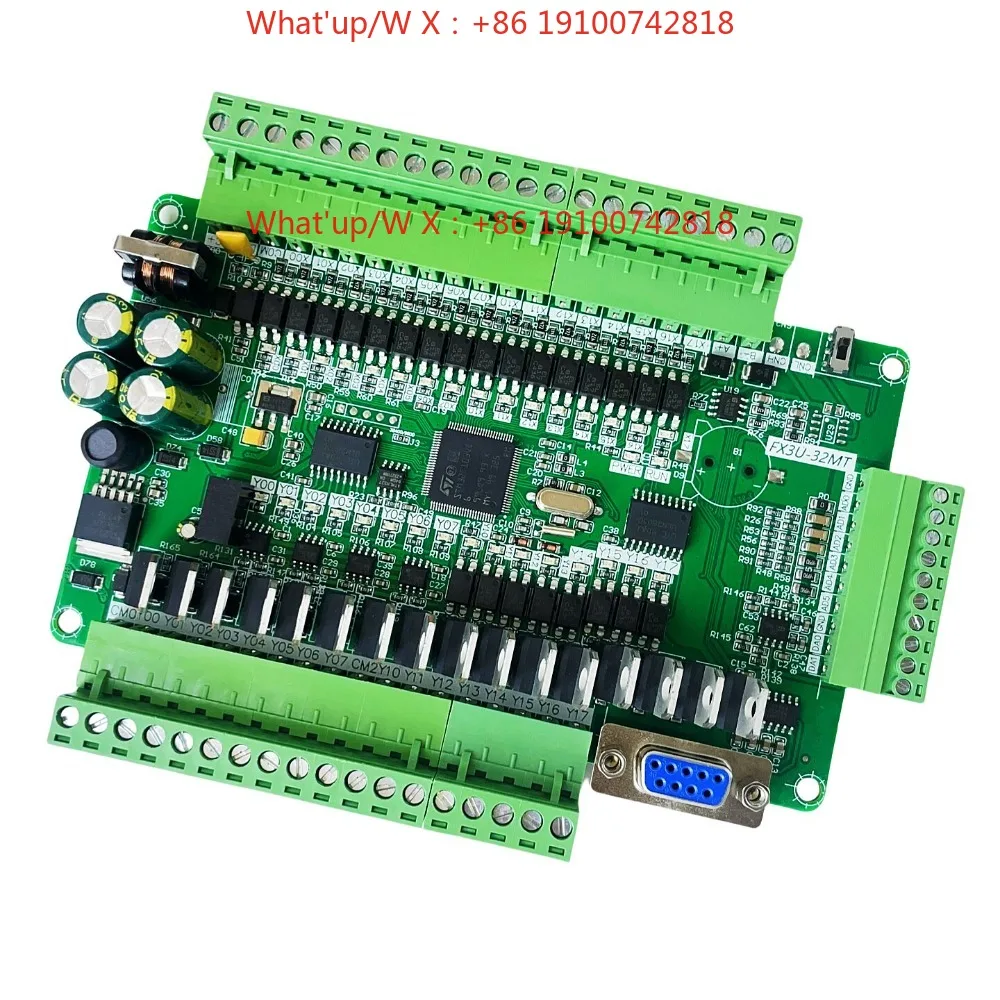 Domestic plc industrial control board FX3U-32MT FX2N simple board programming controller analog 8-channel pulse