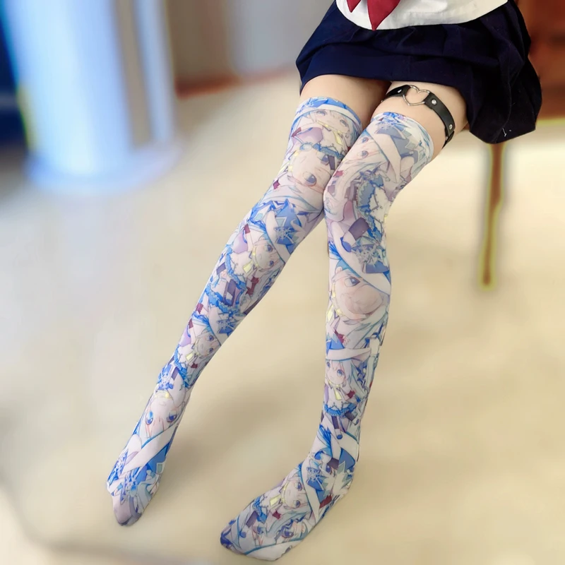 Japanse Kawaii Harajuku Kousen Vrouwen Leuke Mid-Kalf Kousen Over de Knie Sokken Anime Cosplay voor Meisje Zoete Fluwelen Lange Sokken