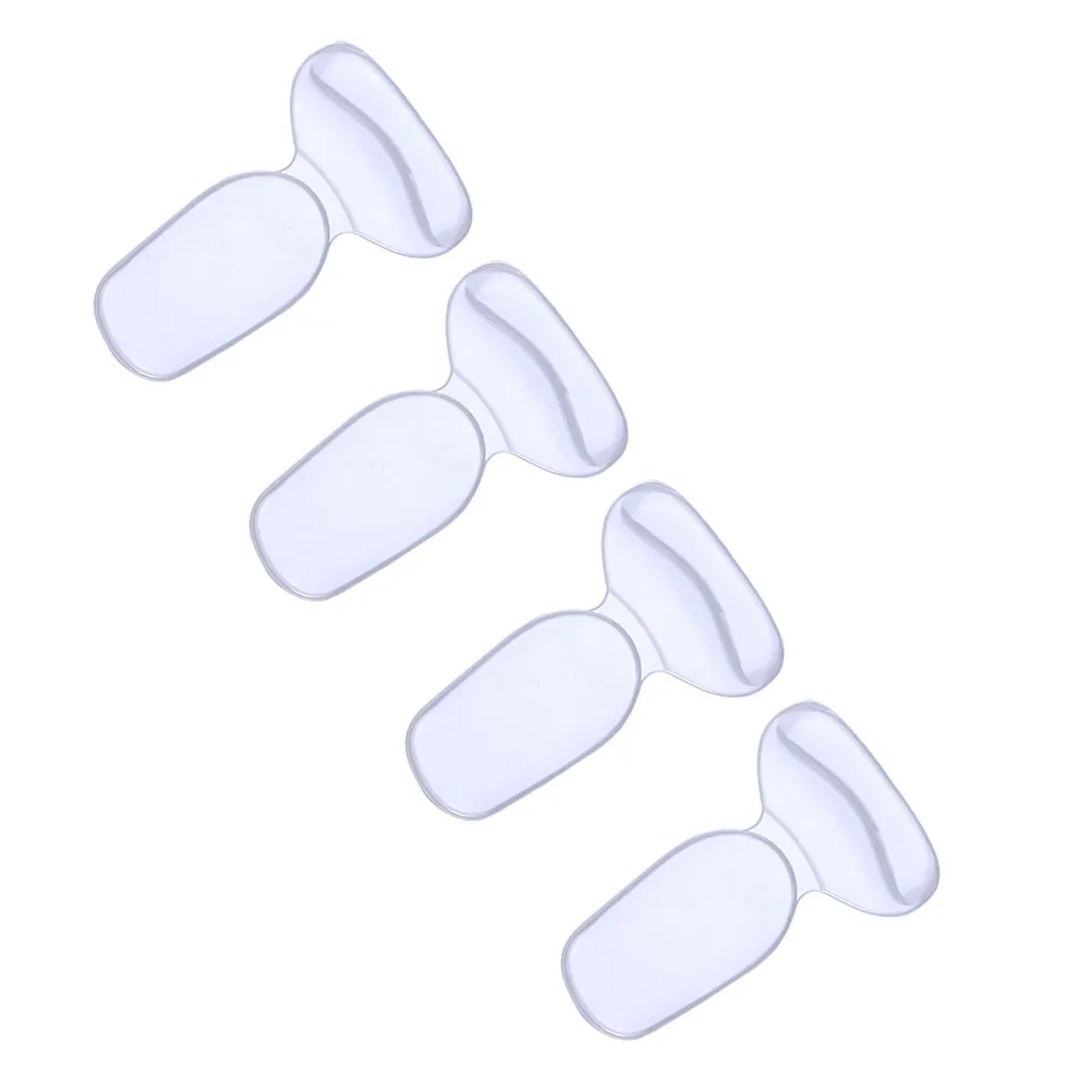 

2Pairs Anti-Wear Heel Stickers Transparent Foot Stickers Blister Patches Toe Protectors for Running Hiking Skating Foot Blister