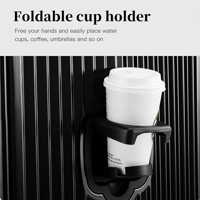 حقيبة SUSHIMU مقاس 20 بوصة من سبائك الألومنيوم والمغنيسيوم مع فتحة أمامية، وحقيبة عربة، وحقيبة حمل، وسفر معدني