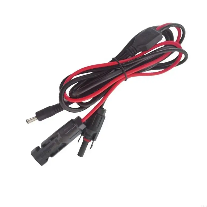 Q84A Solar Panel Adapter 5.5x2.1mm Verlängerung Stromkabelanschlüsse für Solarpanel Ladegetriebe tragbarer Solargenerator