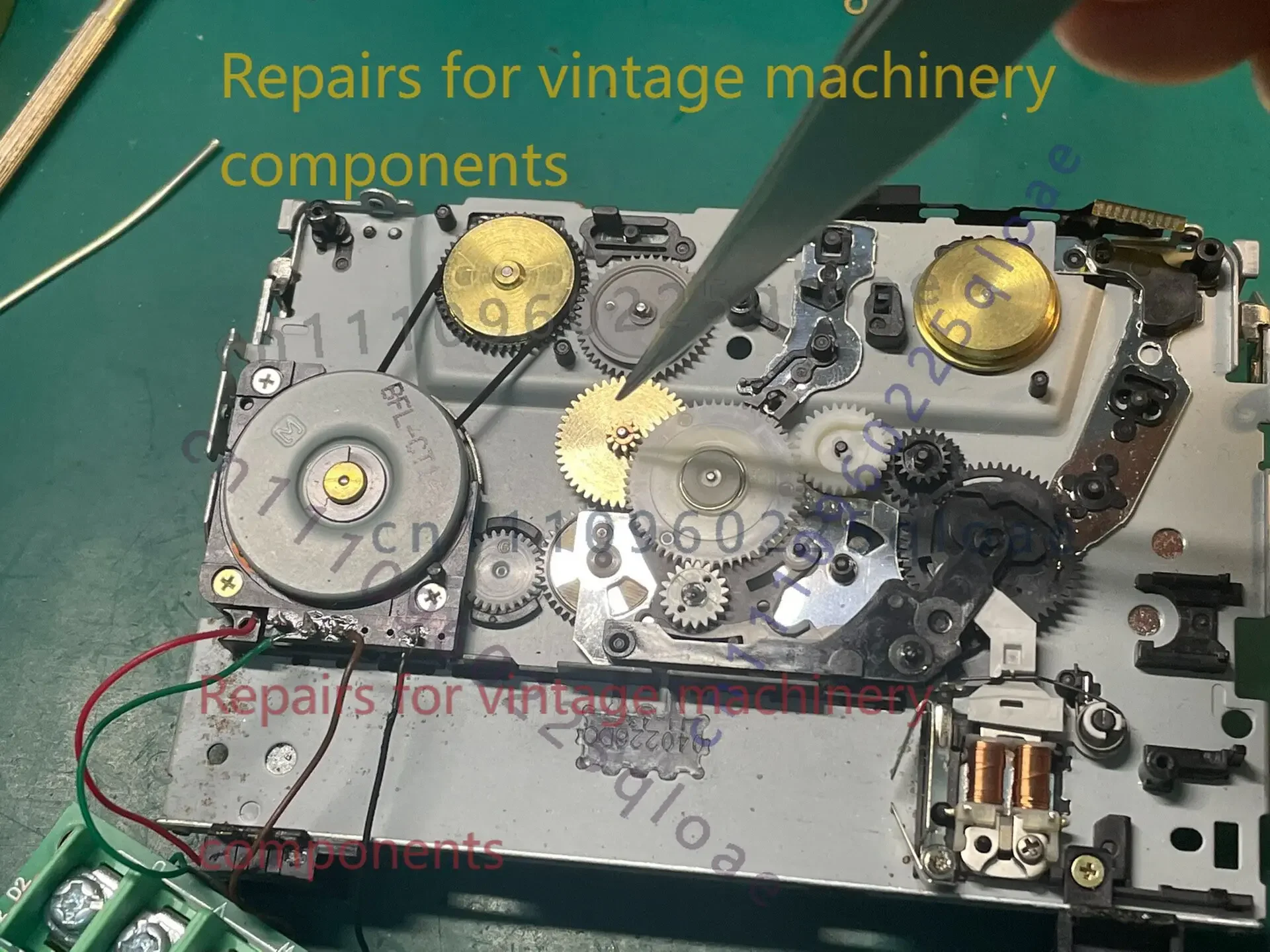 1PCS Transmission Gear Repair Part For Panasonic RQ-SX Series Slim Walkman RQ-SX30 SX45 SX52 SX72 SX76 Mechanism Refurbishment