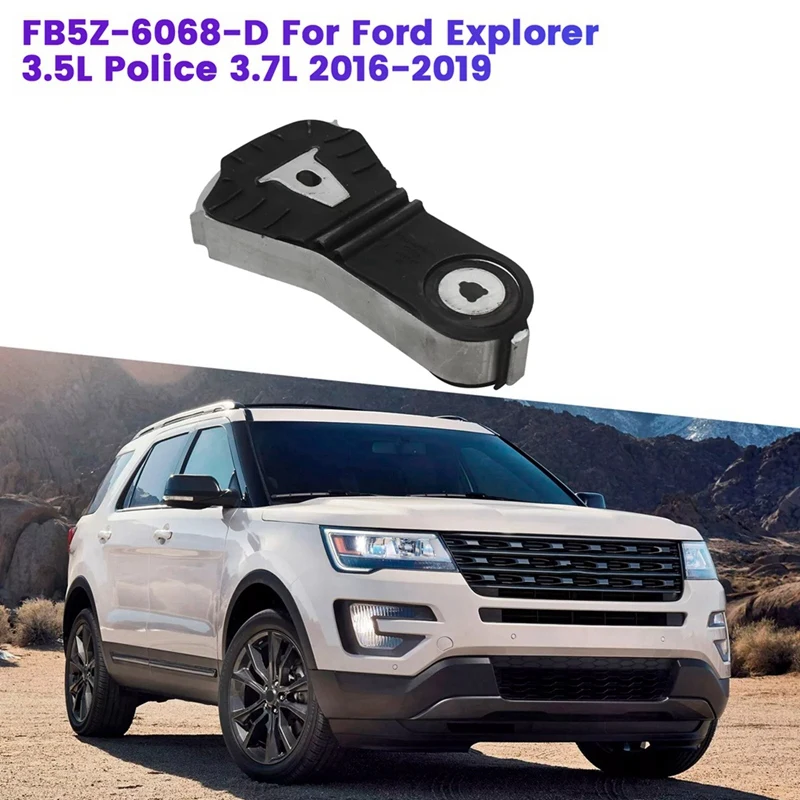 Engine Torque Strut Mount Rear Lower FB5Z-6068-D 3368 For Ford Explorer 3.5L Police 3.7L 2016-2019 Rubber Foot Bracket