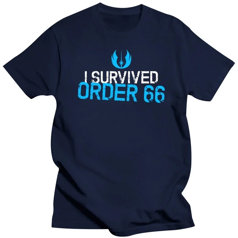 T-Shirt Summer fashion streetwear short sleeve Tees I Survived Order 66 harajuku men\'s t-shirts Star Men Clothing Printed Wars