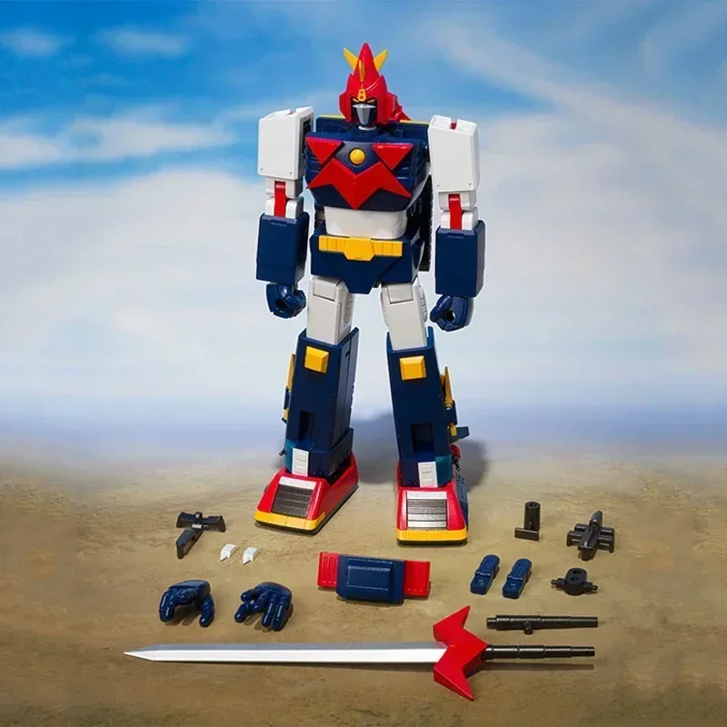 BANDAI Food Toy SMP Super Electromagnetic Machine Voltes V Combination Assembly Toy Set Movable and Transformable Figure Gift