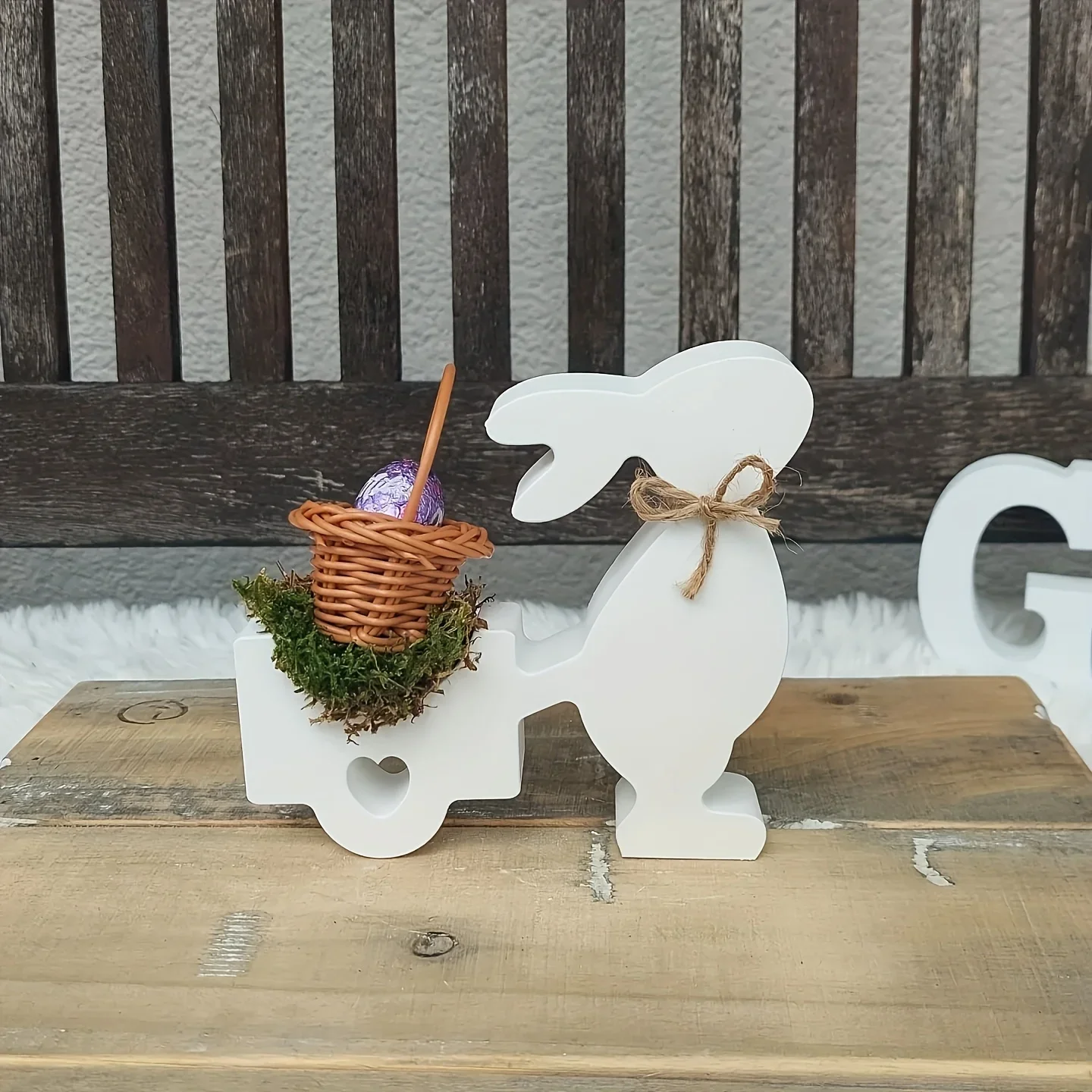 Juego de moldes de silicona para huevos y carrito de conejito de Pascua, 2 uds., para hacer velas, cemento 3D, yeso, adornos para el Día de San Valentín