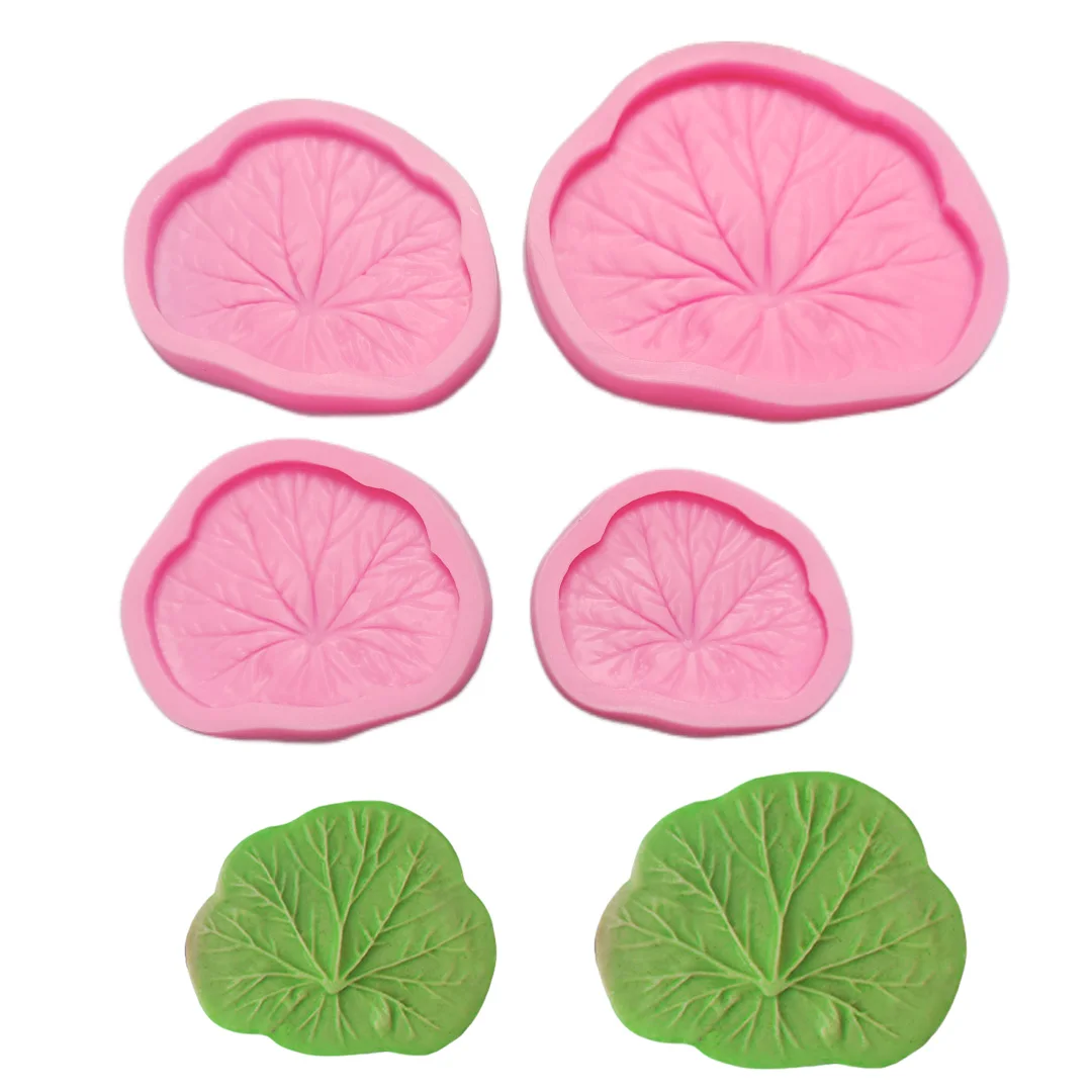 Kinds of Lotus Petal Leaf Veiner Silicone Moulds Fondant Cake Decorating Tool Clay Gumpaste,Sugarcraft Clay Cookie Mold  M2079