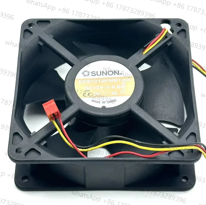 kde1212pmb1-6a-dc-12v-68w-120x120x38mm-3線式サーバー冷却ファン