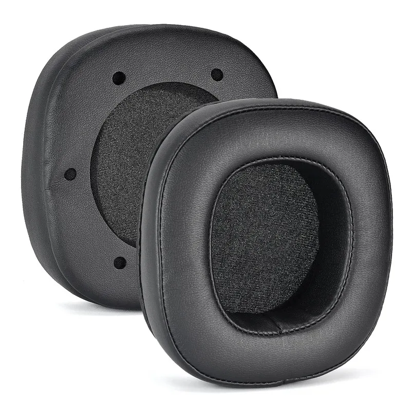 低反発スポンジイヤーマフ,交換用イヤパッド,xiberia s21,k10ヘッドフォン用クッション,ソフトプロテイン,レザー,1ペア