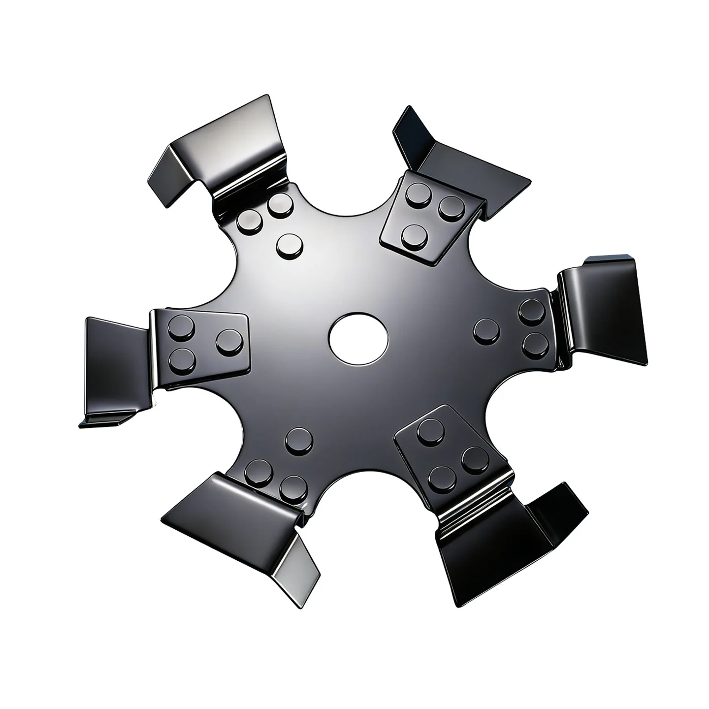 Manganstahl 240mm Grabenfräser-Rad für Kleine Bodenfräsen zur Bodenlockerung, Tiefpflügeln, Unkrautjäten und Rasenmähen – Detail 10