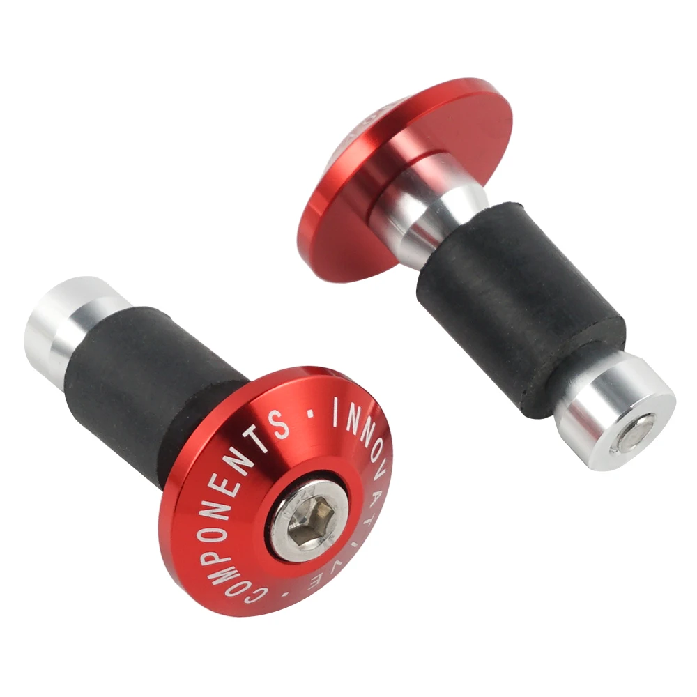 CNC Handlebar End Plugs For Honda CR CRF XR XL TRX Yamaha YZ WR 80 85 125 250 Motocross Enduro Adventures ATVs Scooters