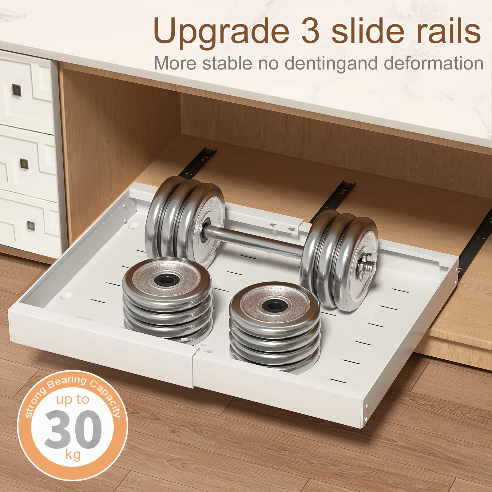 Pull Out Cabinet Organizer Sli - Food Storage Without Pantry ulasan dan harga