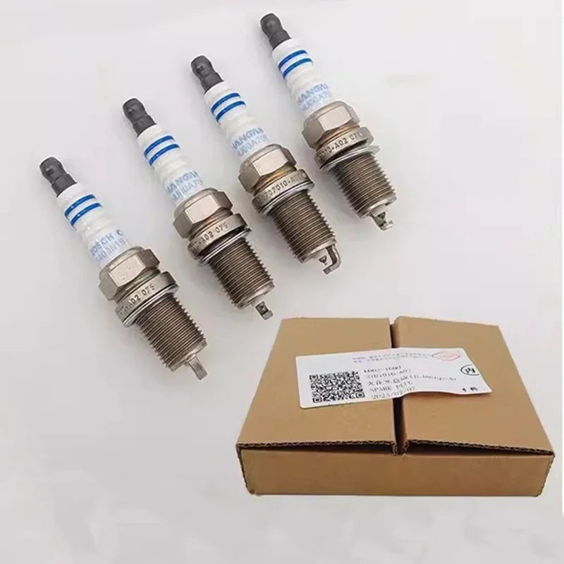 4pcs Dual Iridium Spark Plugs for Chinese CHANGAN CS75 CS95 SUV 1.8T 2.0 JL486 Engine Autocar motor part K002-1600 3707010-A02