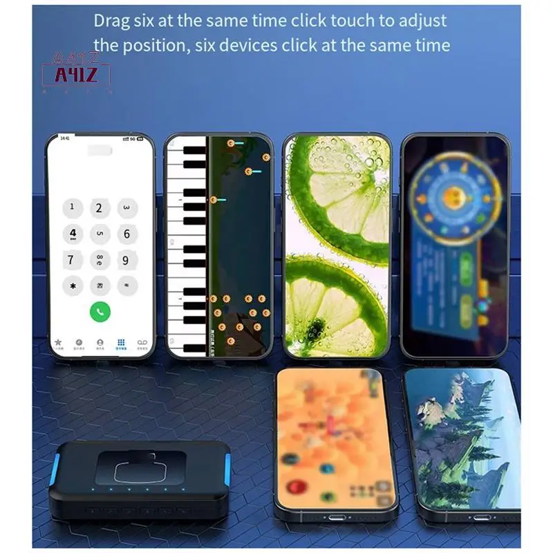 

A41Z-Новый модернизированный беспроводной кликер с экраном мобильного телефона, автоматический кликер, бесшумный физический кликер, компактный и портативный