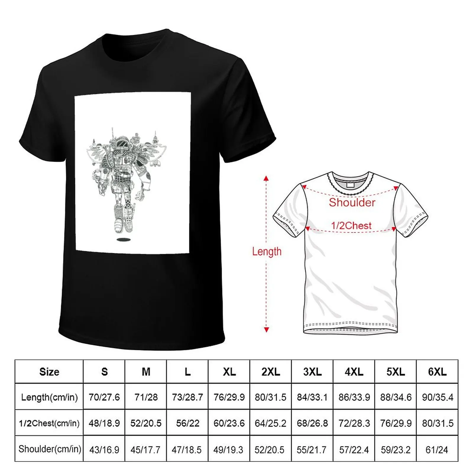 Jupiter T-Shirt Large Size Loose Casual Tee
