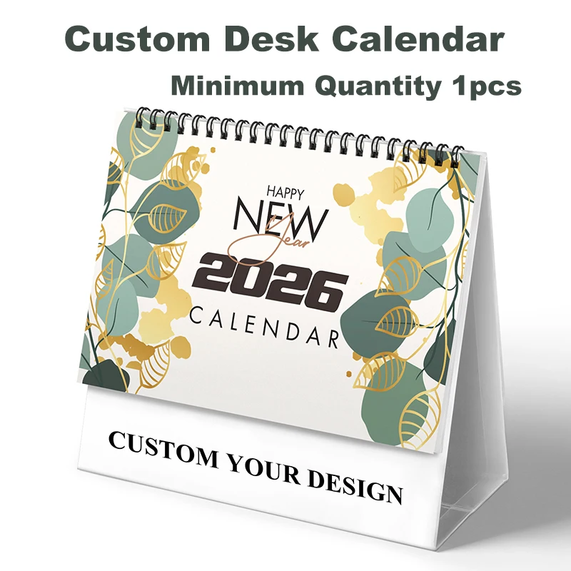 

Custom Desk 2026 Calendar Funny Customizable Personalized Advertising Desktop Business Office New Year Gift Decorative Digital
