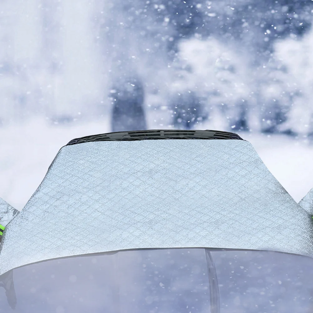 

Car Windshield 5-Layer Thick Sunproof Anti-Icing Wear-Resistant Windproof Hook Reflective Stripe Outdoor Durable Protection