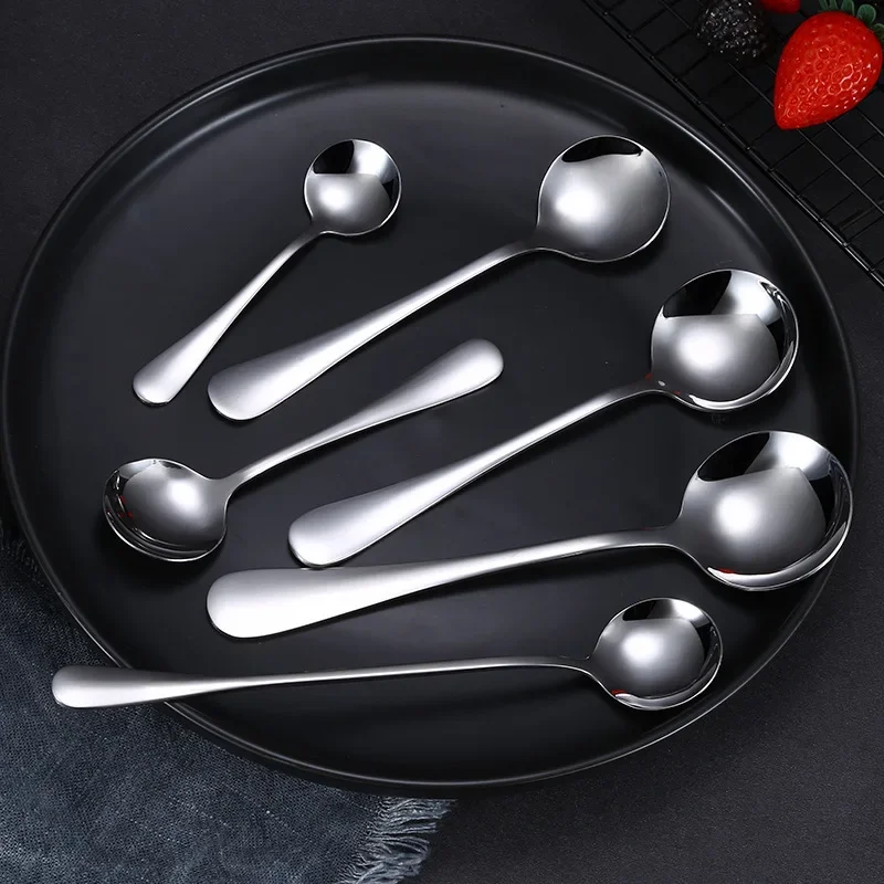 Tableware Stainless Steel Flatware Sets Steak Knives Tea Spoon Fork Dinnerware