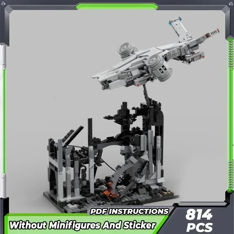 Moc Bouwstenen Militaire Film Model Hunter Killer Battlefield Technologie Modulaire Blokken Cadeau Kerst Speelgoed DIY Set Montage